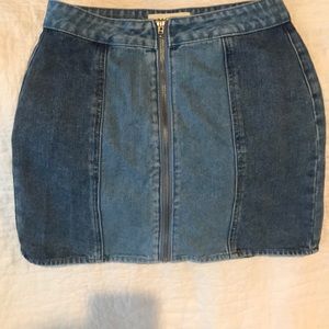 PACSUN size 25 Jean mini skirt